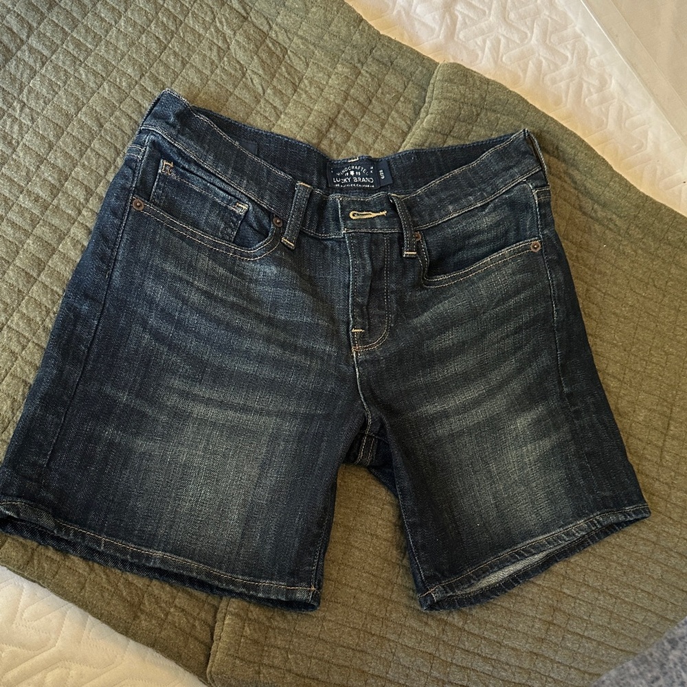 Lucky Brand Dark Blue Denim Shorts